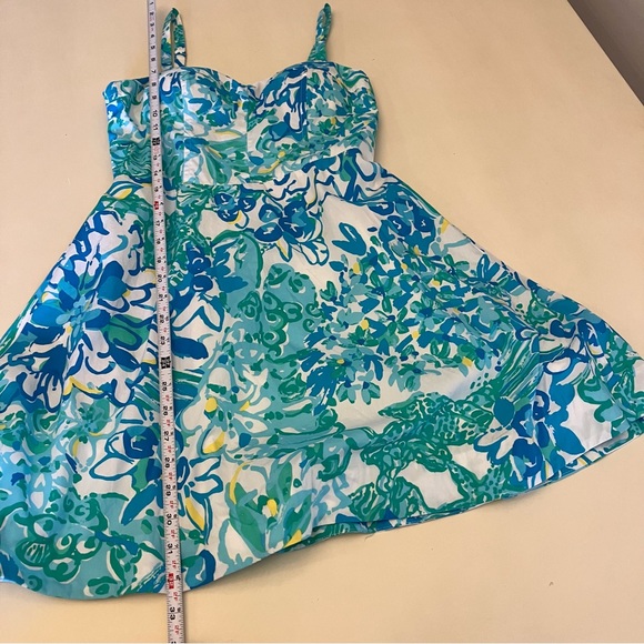 Lilly Pulitzer Rosemarie & Willow Fit And Flare Dress Lined Women’s Size 2 $178 - Picture 11 of 13